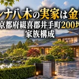 サバンナ八木の実家は金持ち｜住所は京都府綴喜郡井手町200坪豪邸と家族構成