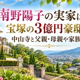 南野陽子の実家は宝塚の3億円豪邸｜中山寺と父親・母親や家族構成