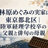 林原めぐみの実家は東京都北区｜陸軍経理学校卒の父親と俳句の母親