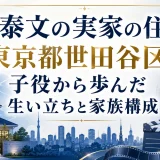 林泰文の実家の住所は東京都世田谷区？子役から歩んだ生い立ちと家族構成