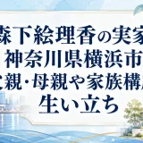 森下絵理香の実家は神奈川県横浜市｜父親・母親や家族構成と生い立ち
