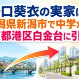 野口葵衣の実家は新潟県新潟市で中学から東京都港区白金台に引越し